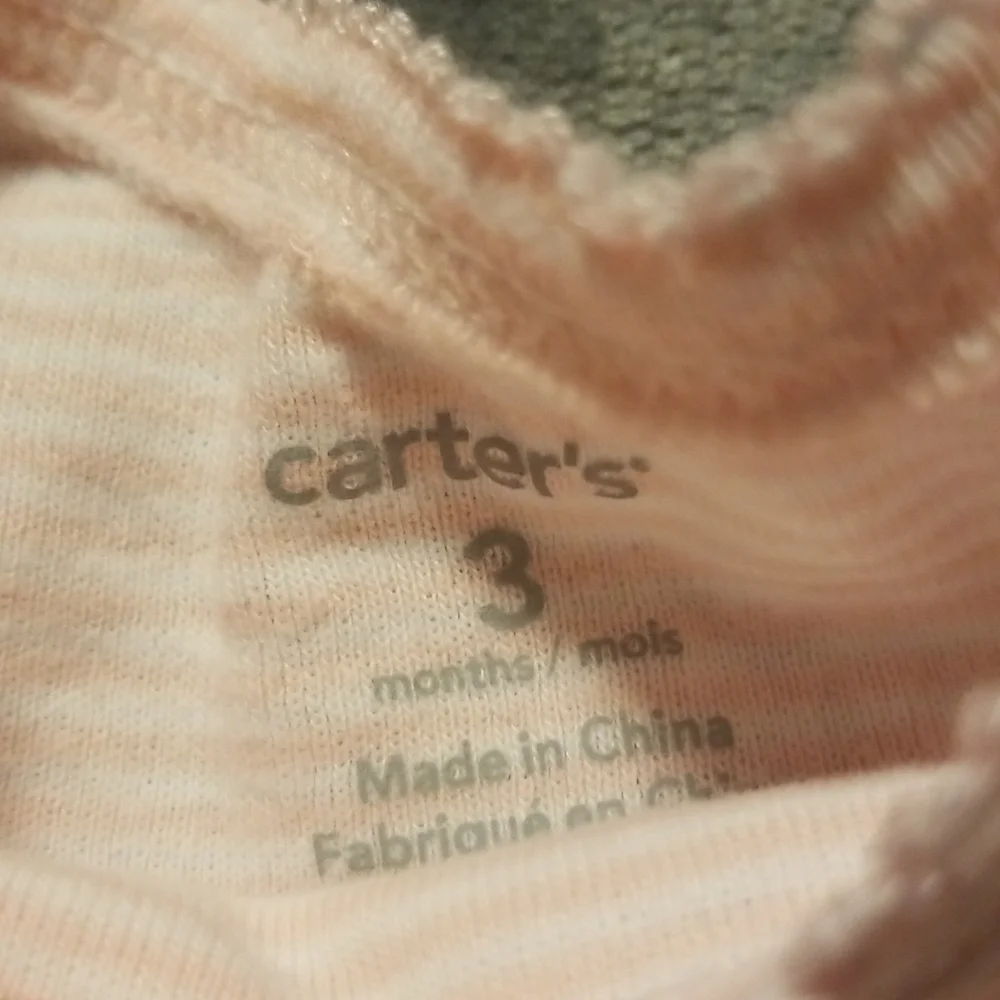 Carter's Baby Girl's Stripe Onesie